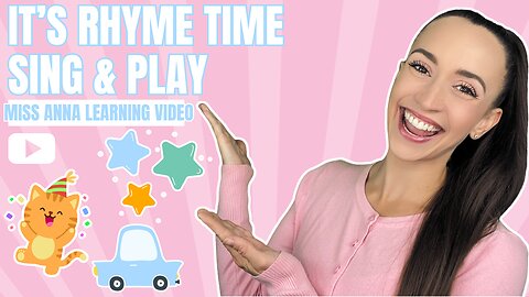 Let's Learn Rhyming Words!🐱🎩- Toddler & Preschool Learning Video - Fun Songs, Counting, ASL & More!