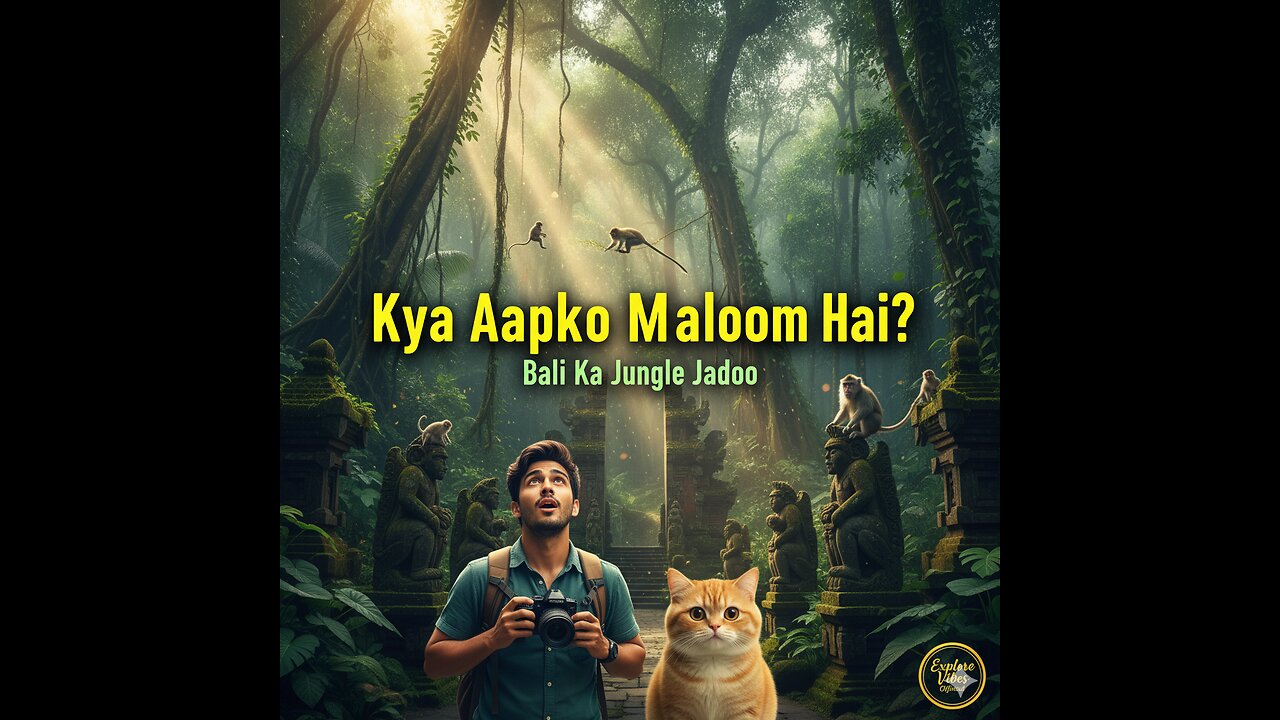 Kya Aapko Maloom Hai? 😲 Bali Ka Jungle Jadoo 🐒 | Ubud Monkey Forest | Explore Vibes Official