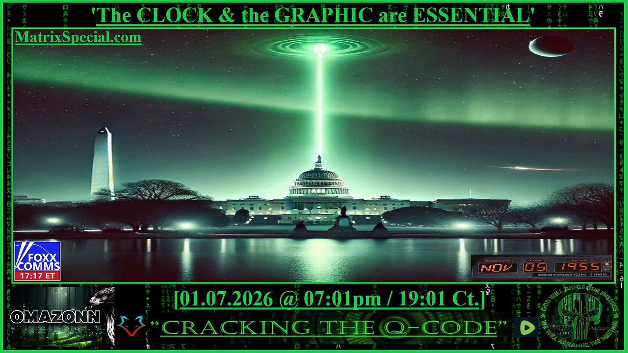 "CRACKING THE Q-CODE" ~ 'The CLOCK & The GRAPHIC are ESSENTIAL'