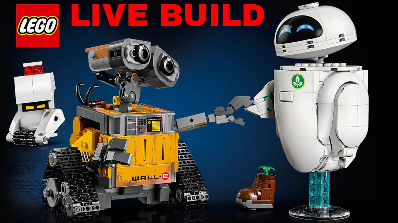DISNEY WALL-E LEGO 43279 LIVE BUILD