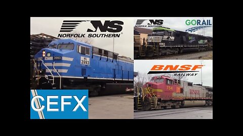 Railfanning in Erlanger KY with NS GoRail Unit, BNSF Fakebonnet, & Patched CEFX AC44