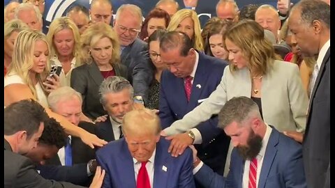 Almost A Year Ago: Charlie Kirk organized 50+ pastors to pray over President Trump 
