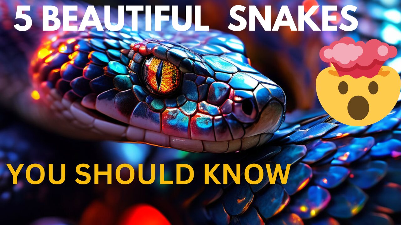 "Top 5 Most Beautiful Snakes in the World | Nature's Stunning Serpents"