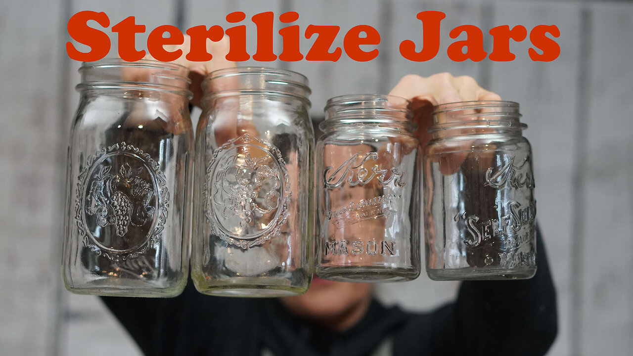 How to Sterilize Canning Jars and Lids: Canning Basics - Is sterilization even needed?