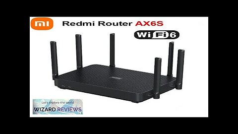 Xiaomi Redmi AX6S Router 3200 Mbps 2.4G 5GHz Mesh WIFI6 256MB Signal Review