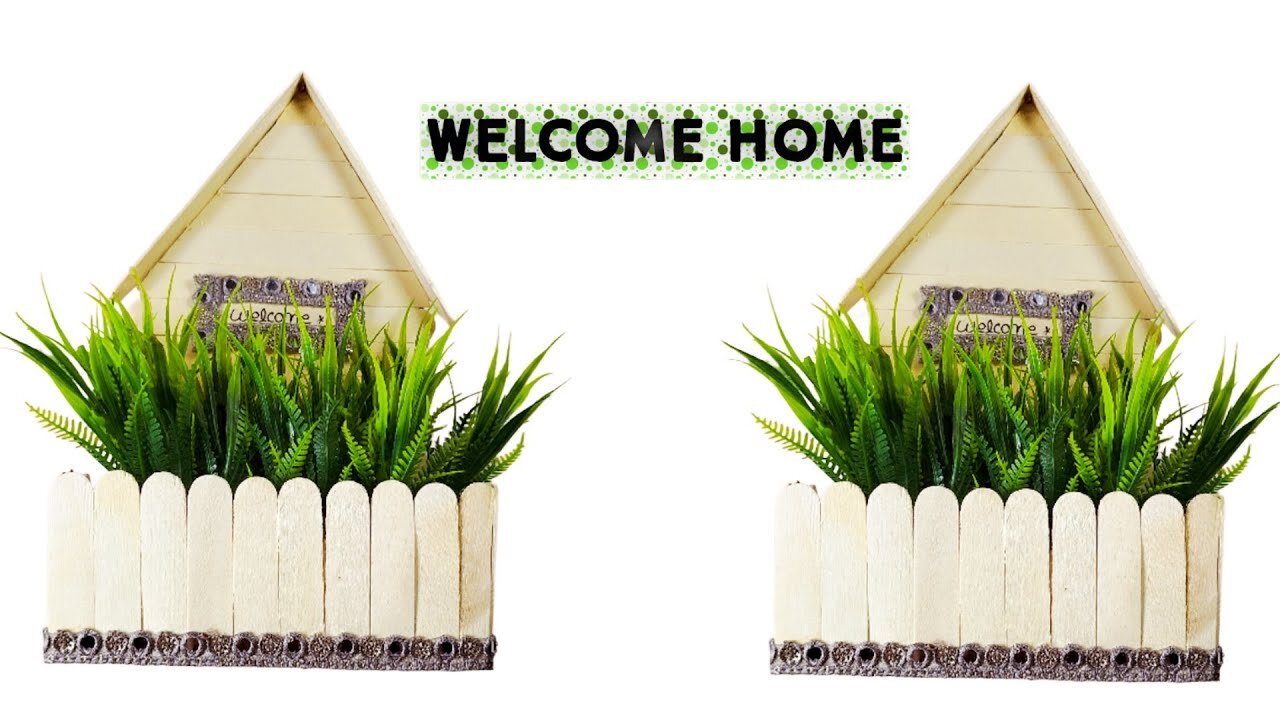 Handmade Home Décor Item Making with Ice Cream Sticks | Easy DIY Craft