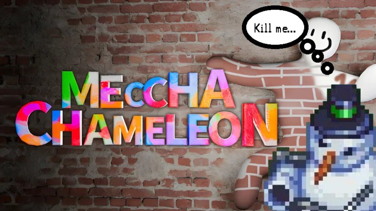 A Snowman of Many Colors | Meccha Chameleon