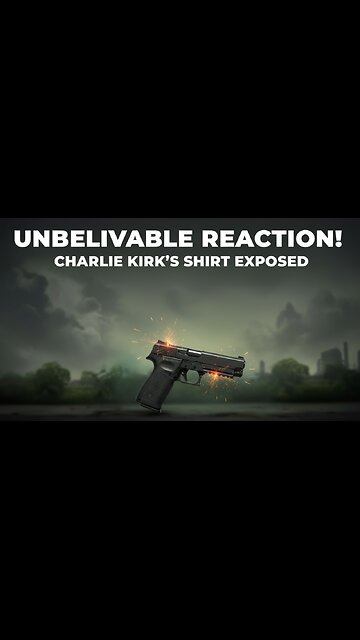 The shirt reaction from Charlie Kirk and a .45 Bullet