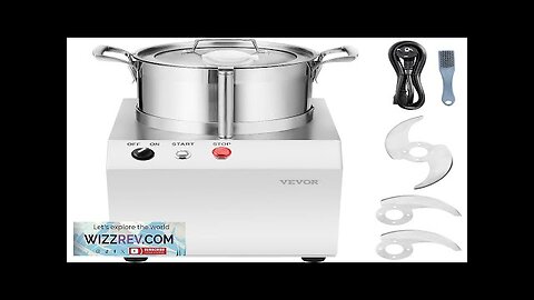 Food Processor Vegetable Chopper 6.3 Quart Food-Grade Stainless Steel Blender Review