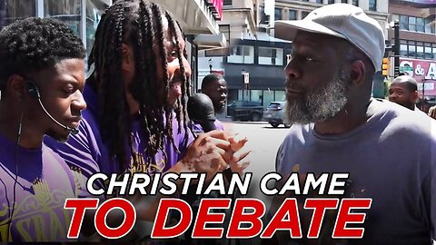 CHRISTIAN CAME TO DEBATE ABOUT CHRIST AND NEVER EXPECTED TO HEAR THIS