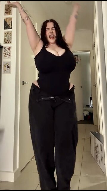 Massive dancing breasts