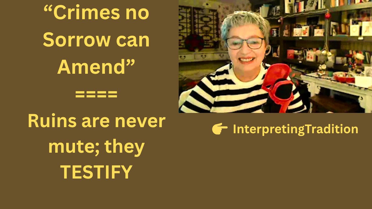 "The truth thou didst abandon, the vanity thou didst follow"