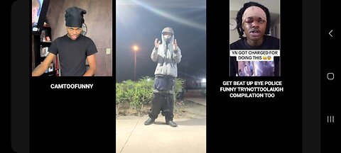 CAMTOOFUNNY FAMOUS TIKTOK YOUTUBE COMEDIAN HAD AN HORRIFIC BEAT DOWN BY POLICE TRYNOTTOOLAUGH TOO💪🏾🔵