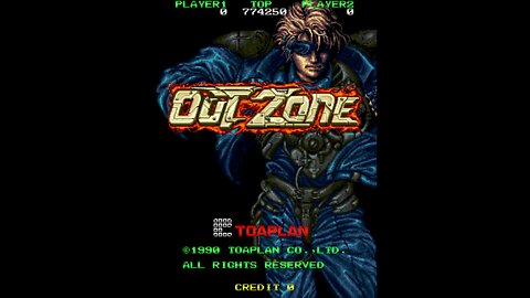 Out Zone Arcade Game, Toaplan 1990, Longplay