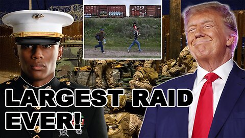 Trump SHOCKS everyone! The LARGEST ILLEGAL ALIEN RAID EVER is happening!