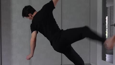 I Try It 🥷😂 (Ninja Pose Kick)