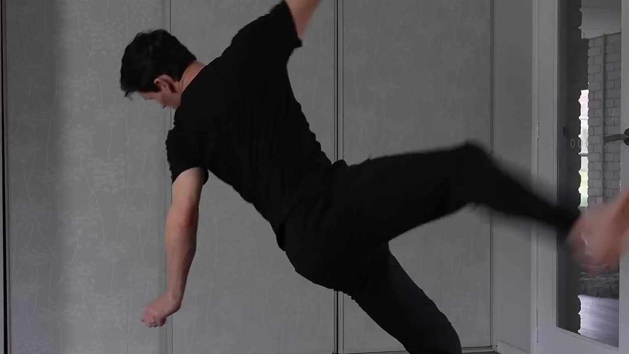 I Try It 🥷😂 (Ninja Pose Kick)