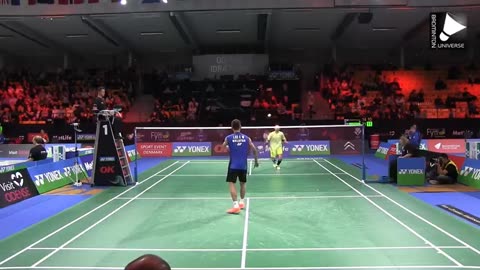 Lee Chong Wei vs Kashyap Parupalli MS Denmark Open 2015 nice camera angle 李宗伟精华剪辑低视角