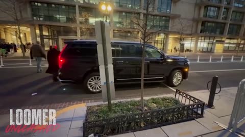 Maxine Waters refuses to answer questions after being denied access to the HUD building