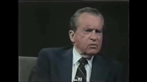 President Nixon: "It was a great mistake to do what we did to the Shah