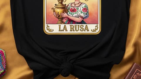 ¿Eres fan de la lotería? Esta playera La Rusa es todo lo que necesitas hoy#loteríamexicana