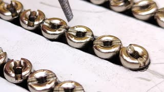 Two very handy tools to quickly install a nipple on a bike wheel spoke.