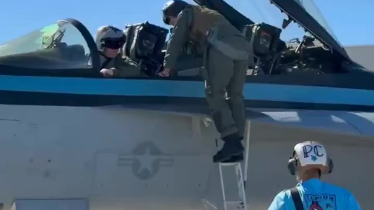 Secretary of War Pete Hegseth flew a FA-18 Super Hornet