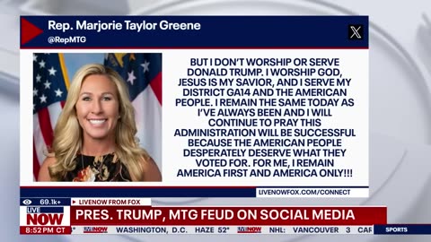 MTG says Epstein files is reason for Trump rift