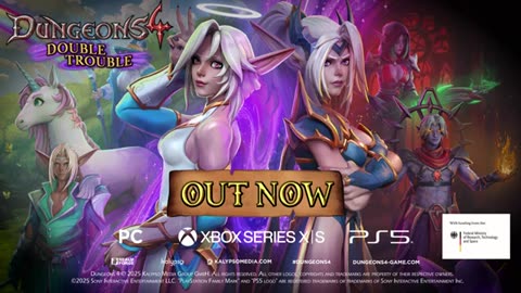 Dungeons 4: Double Trouble DLC - Official Launch Trailer