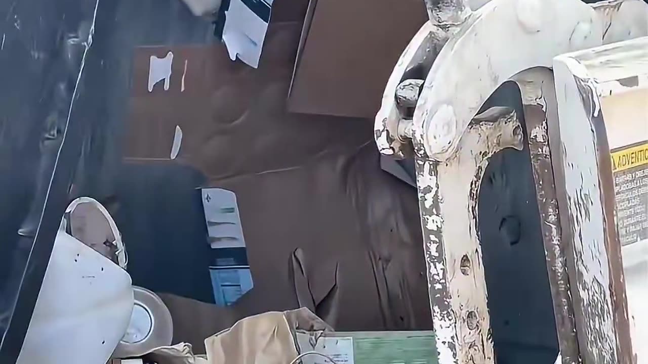 Recycling and trash thrown in same truck to same landfill in Tiburon, CA