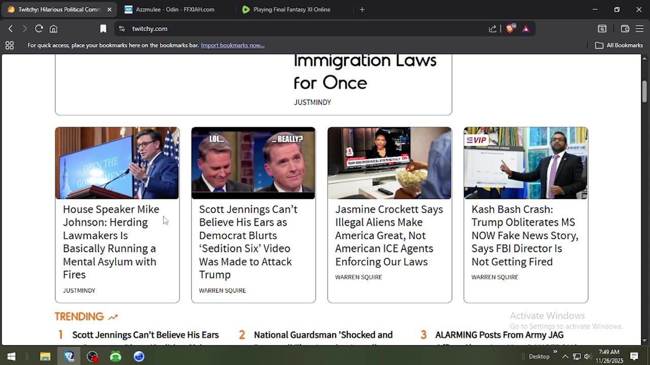 Playing Final Fantasy XI Online