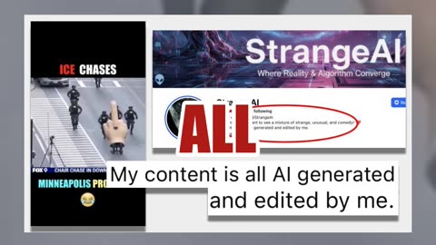 Fact Check: 'Chair Chase' Video Of ICE Agents Chasing Hand Giving 'The Finger' On Street NOT Real