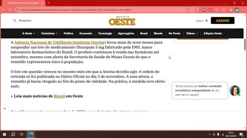 Anvisa leva 9 meses para suspender lote de ansiolítico com falha.mp4