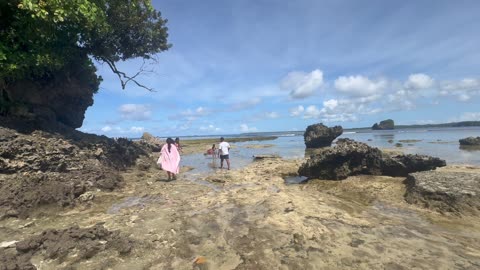 Magpupungko Rock Pools in Siargao, Philippines