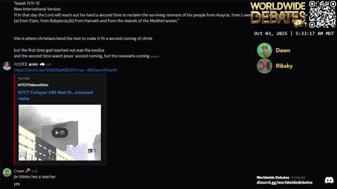 0095 WIDESTREAM - Worldwide Debates - YouTube/Twitch/Rumble