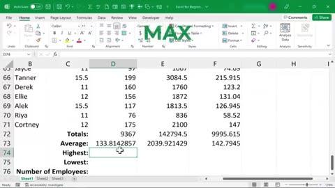 Excel for Beginners - The Complete Course