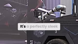 Launching a drone from a Tesla Truck