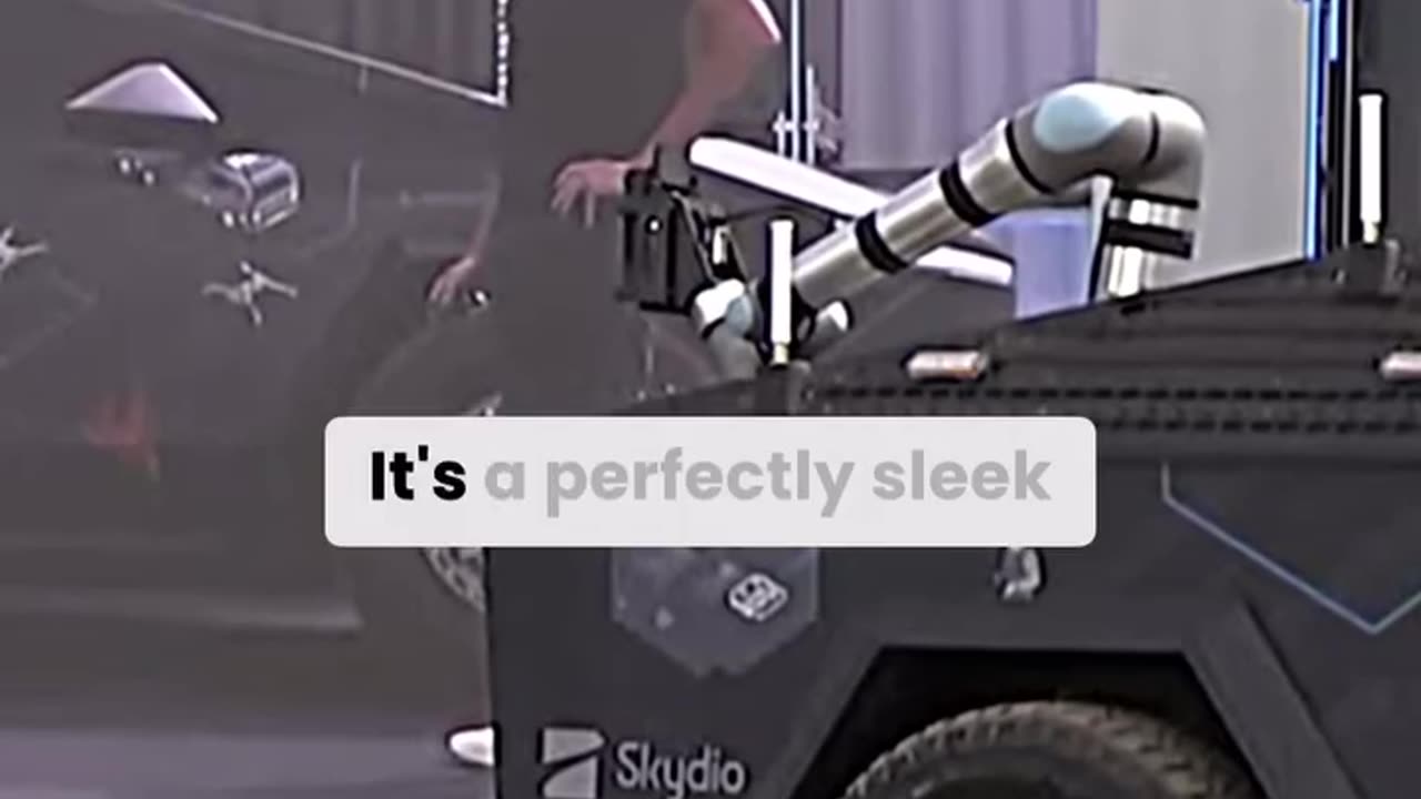 Launching a drone from a Tesla Truck