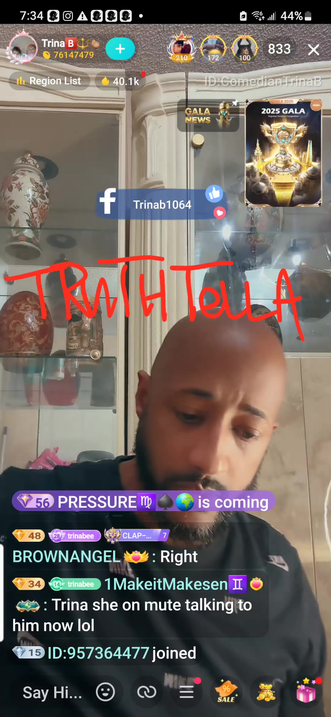 TRINA B LINES NOCAP THEN EMPRESS PARIS HIS NEW SISSY & THEYRE DOING A SHOW TOGETHER