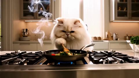 🔥 Ce chat cuisine mieux que 99% des chefs… Attends de voir la fin ! 🍲🐱