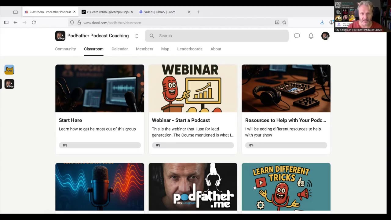 What you get in my PodFather Podcast Community