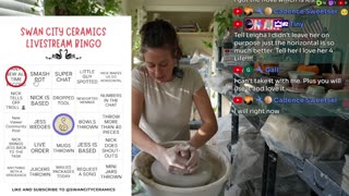 Live 🔴 Episode 159 Swan City Ceramics 🦢 Pottery Livestream