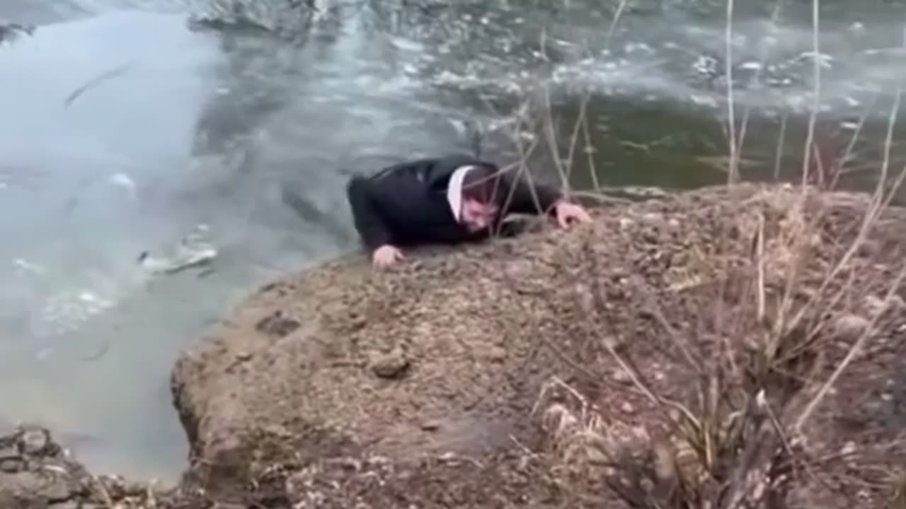 😂💨 Pulling a Man from a Frozen Lake is a Challenge! | FunFM