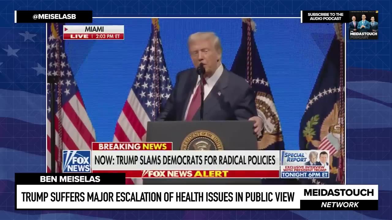 Trump SUFFERS Major ESCALATION of HEALTH ISSUES in PUBLIC VIEW