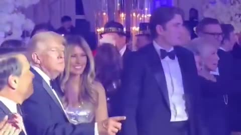 Barron Trump rang in the New Year with his parents at Mar-a-Lago.