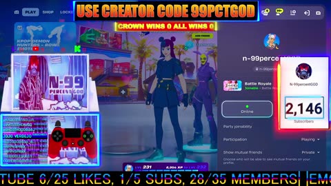 #99PCTGOD Chapter 7 Season 1, battle royale krowns 177