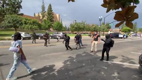 Antifa and Patriots clash outside of Shield of David rally, El Cajon, San Diego, Cali
