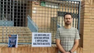 Miguel de Cordoba habla de las complicaciones de la mascarilla. Los niños no se tocan