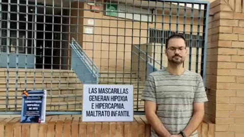 Miguel de Cordoba habla de las complicaciones de la mascarilla. Los niños no se tocan