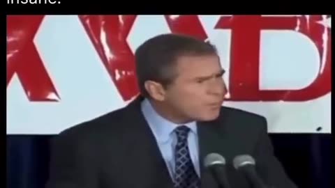 Bush Was As Dumb As A Rock